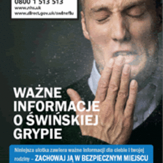 Broszura informacyjna dotycząca Świńskiej Grypy